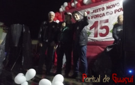 Reunião do 15 em São Maurício na noite de terça-feira 20/09. Mesmo com chuva o povo não arredou o pé
