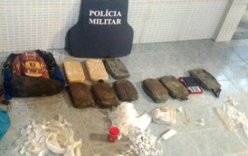 Polícia Militar apreende dez quilos de cocaína em Bom Jesus do Norte
