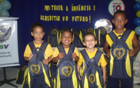 Legião da Boa Vontade entrega Kits pedagógicos aos atendidos, em Cachoeiro