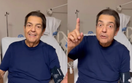 Internado, Faustão grava vídeo no hospital: 'Estou preparado para as coisas da vida'