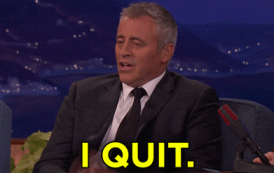 O dinheiro não é tudo na hora de pedir demissão