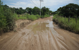 Chove em pouca quantidade, porém em continuidade no Guaçuí-ES.