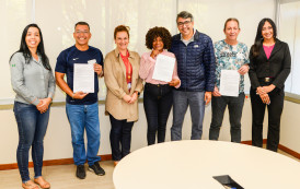 Associações de Moradores de Cidade Continental são as primeiras a assinar contrato com a ArcelorMittal Tubarão