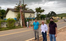 Prefeitura de Varre-Sai conclui a troca de lâmpadas convencionais por LED no bairro Santa Lúcia