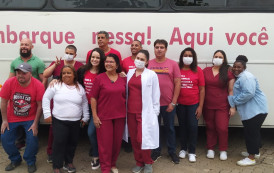 Varre-Sai recebeu Unidade Móvel de Coleta de Sangue do Hemocentro Regional de Campos