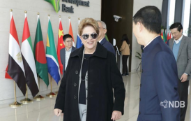 Dilma estreia como presidente do Banco dos Brics