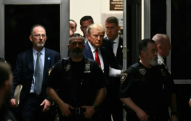 Trump faz discurso depois de ir ao tribunal em NY