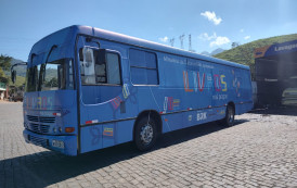 Cachoeiro de Itapemirim recebe ônibus-biblioteca