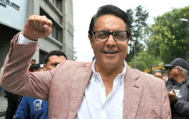 Candidato a presidente do Equador sofre atentado