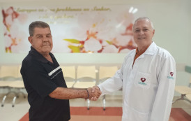 Paciente que foi o primeiro transplante renal do HEVV comemora 44 anos de sucesso da cirurgia