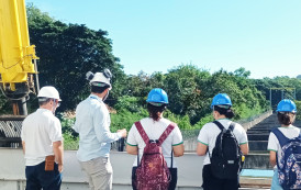 Estudantes visitam Pequena Central Hidrelétrica da BRK em Cachoeiro