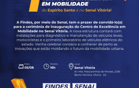 Findes inaugura centro especializado em mobilidade elétrica do Senai nesta segunda (05/08)