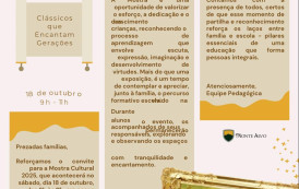 É SÁBADO, DIA 18! Escola Monte Alvo realiza Mostra Cultural 2025 com tema